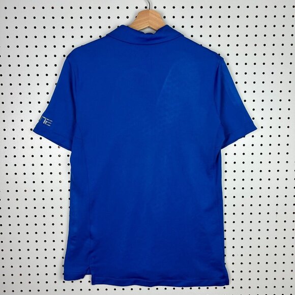 Memphis Tigers Basketball Polo Shirt Medium‎ Blue Nike Dri-fit Team Issued READ - Picture 3 of 7